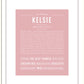 Frame Options | Dusty Rose | Black Frame, Matted