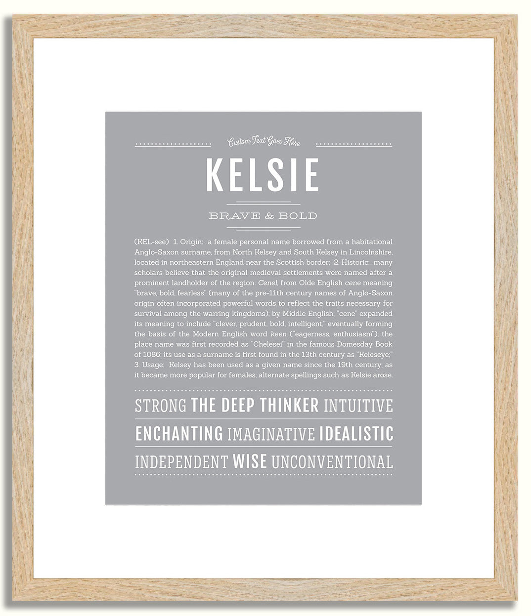 Kelsie | Name Art Print