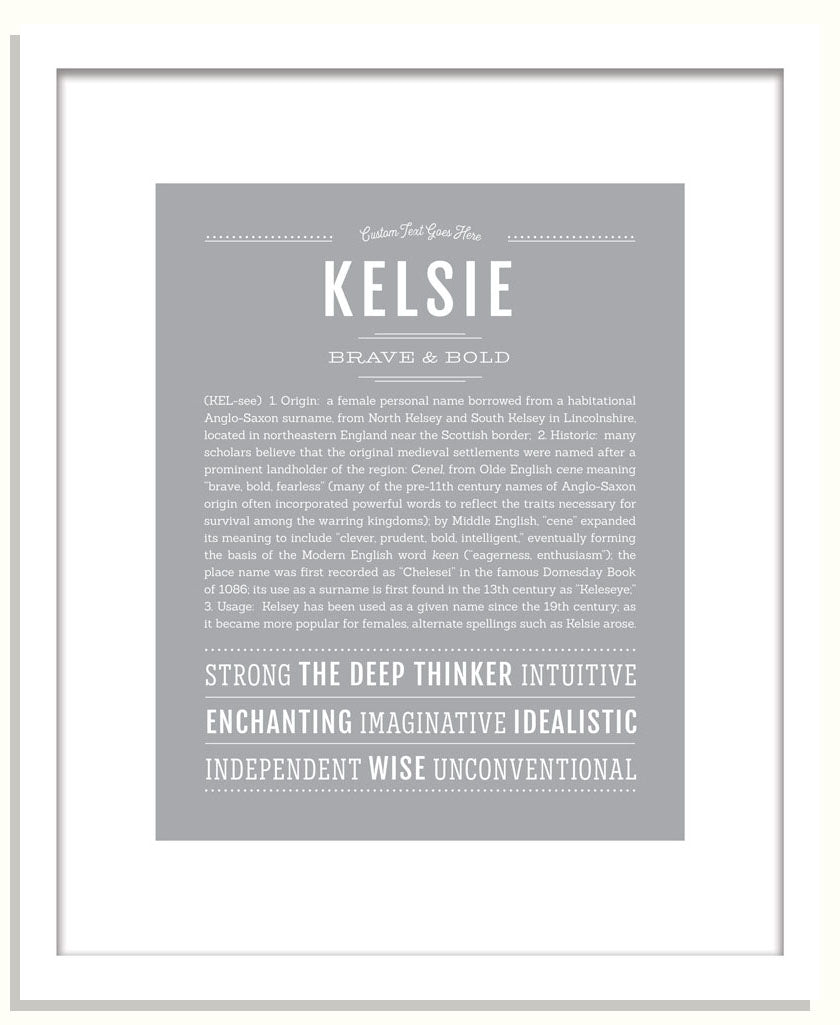 Frame Options | Light Gray | Black Frame, Matted