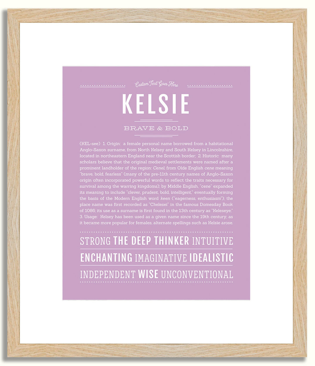 Kelsie | Name Art Print