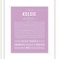 Frame Options | Lilac | Black Frame, Matted