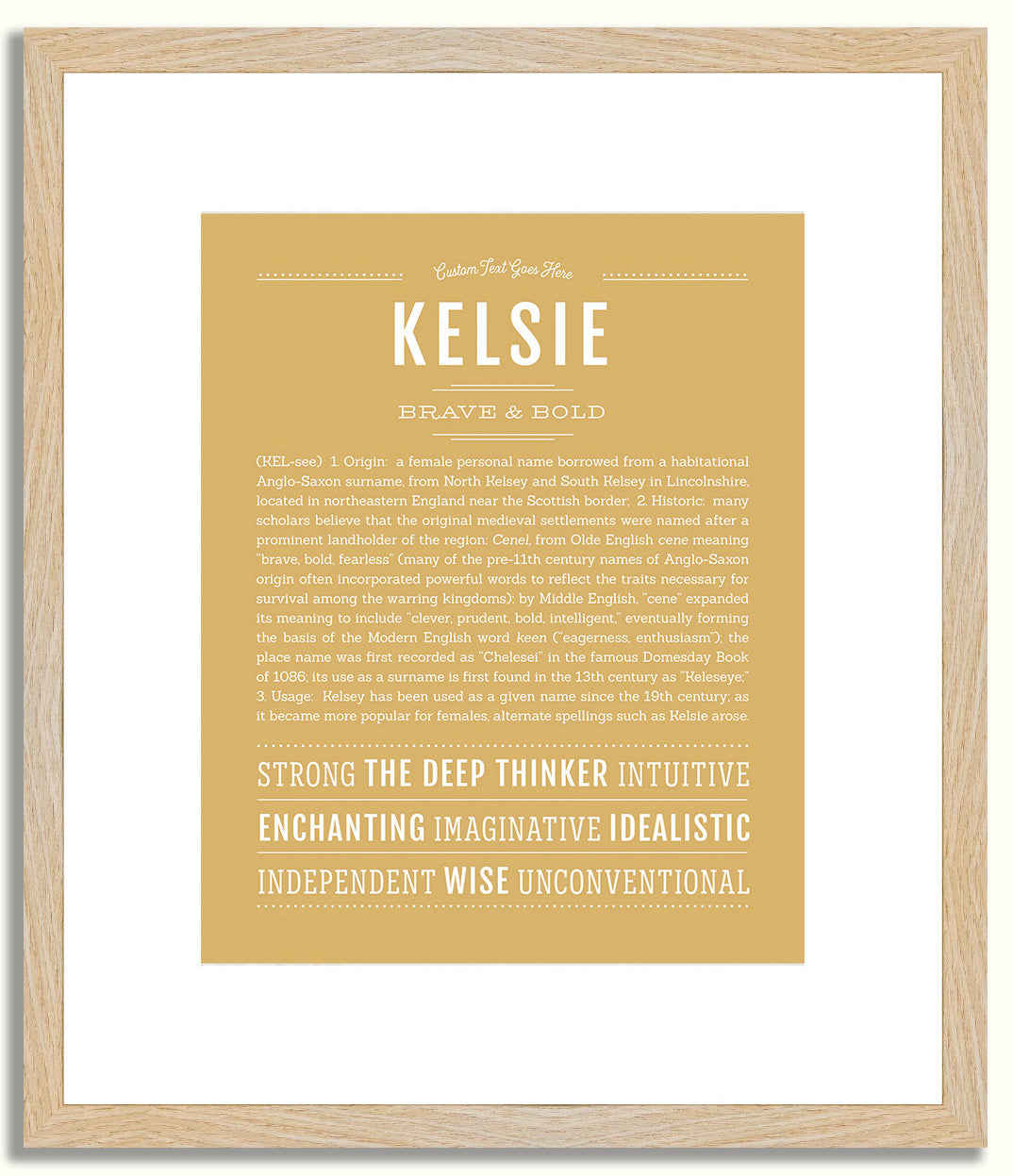 Kelsie | Name Art Print