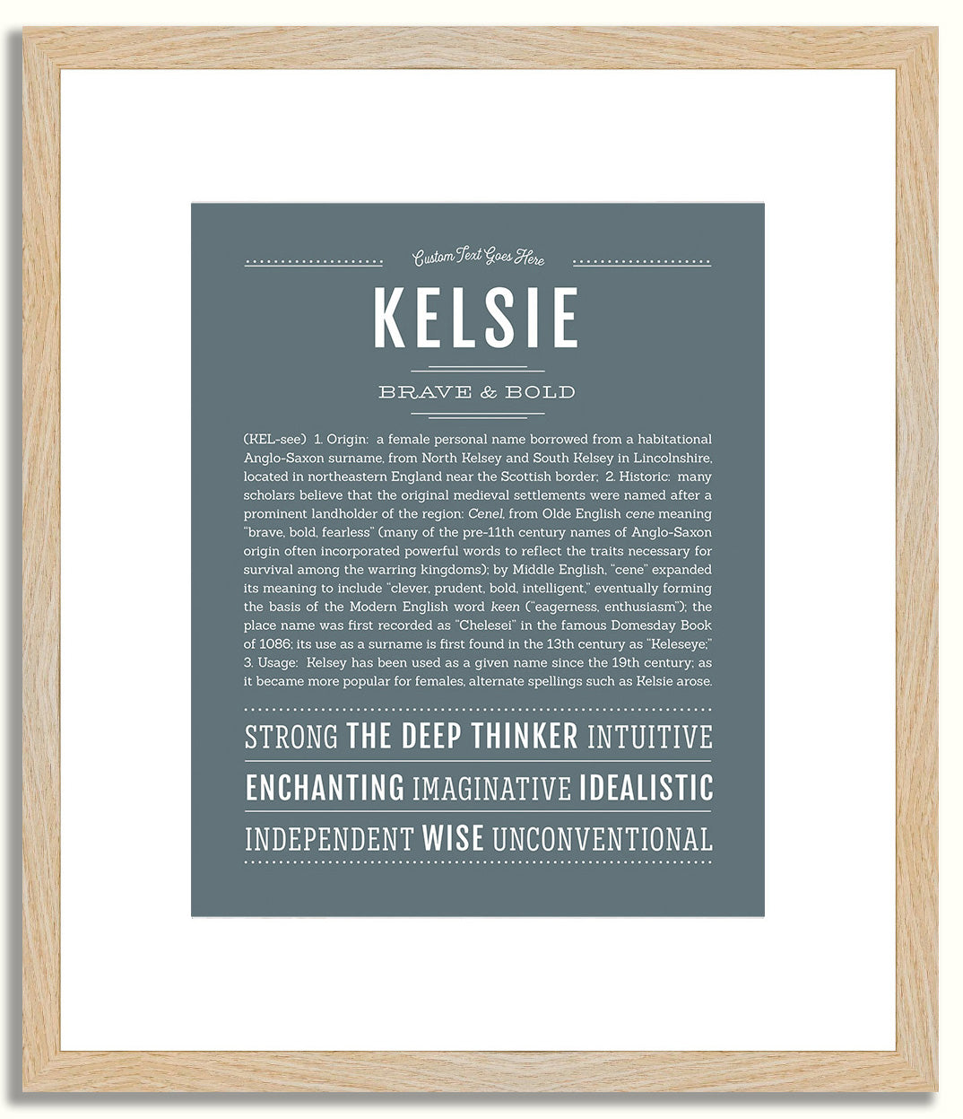 Kelsie | Name Art Print