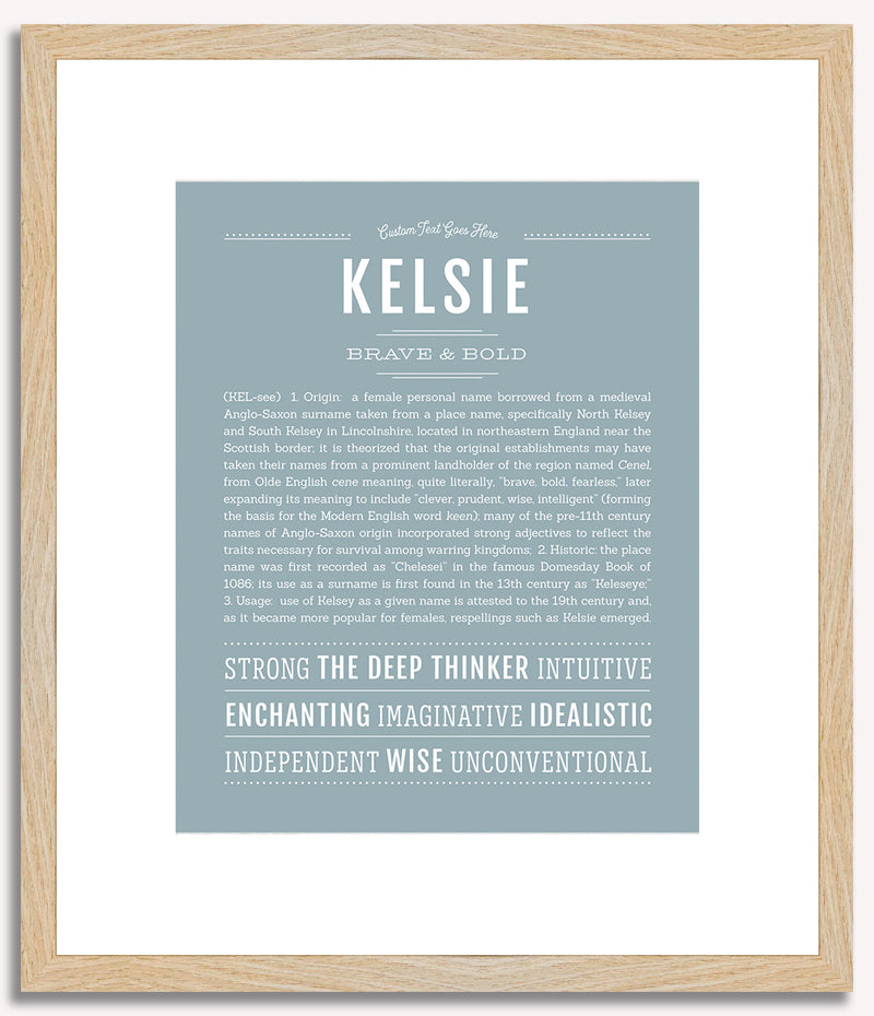 Kelsie | Name Art Print