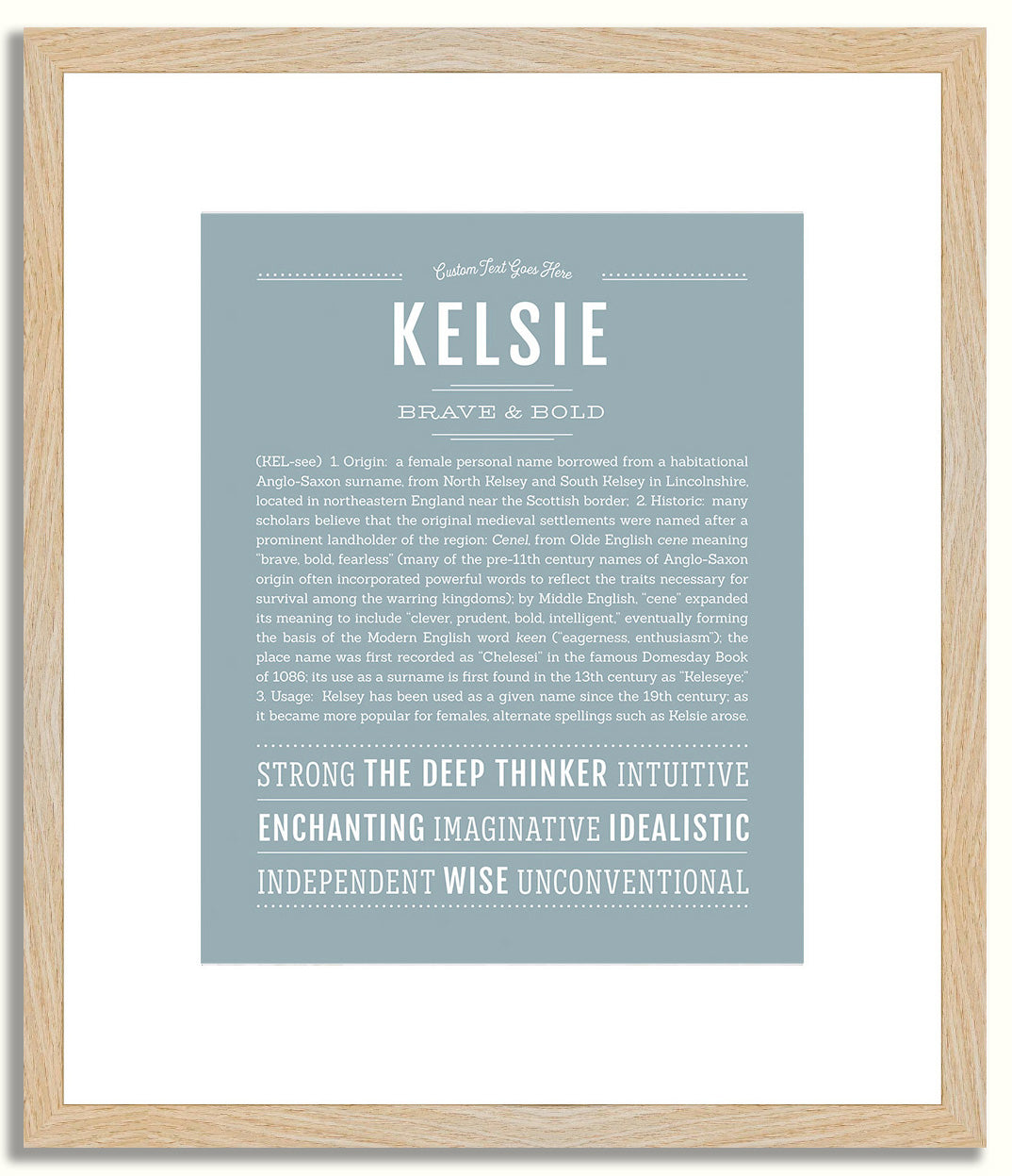 Kelsie | Name Art Print