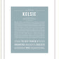 Frame Options | Powder Blue | Black Frame, Matted
