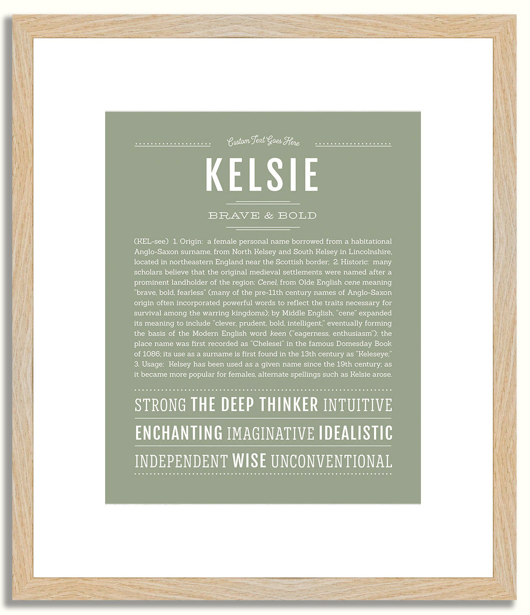 Kelsie | Name Art Print
