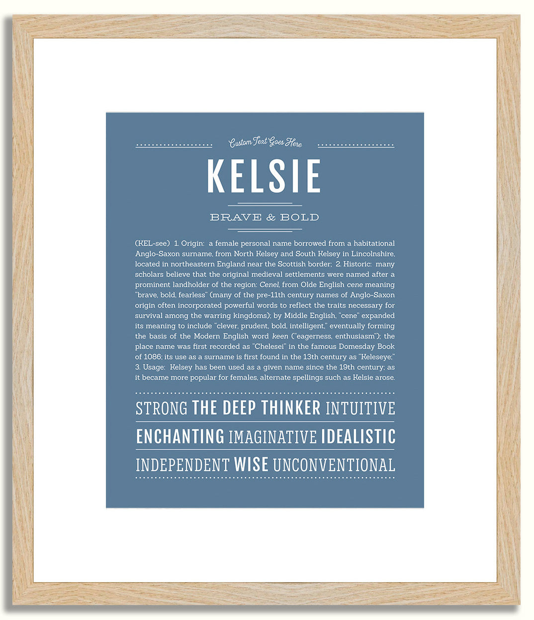 Kelsie | Name Art Print