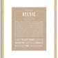 Kelsie | Name Art Print