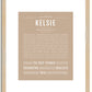 Kelsie | Name Art Print