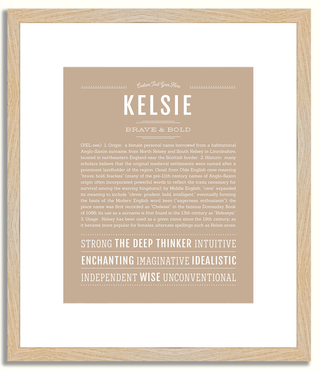 Kelsie | Name Art Print