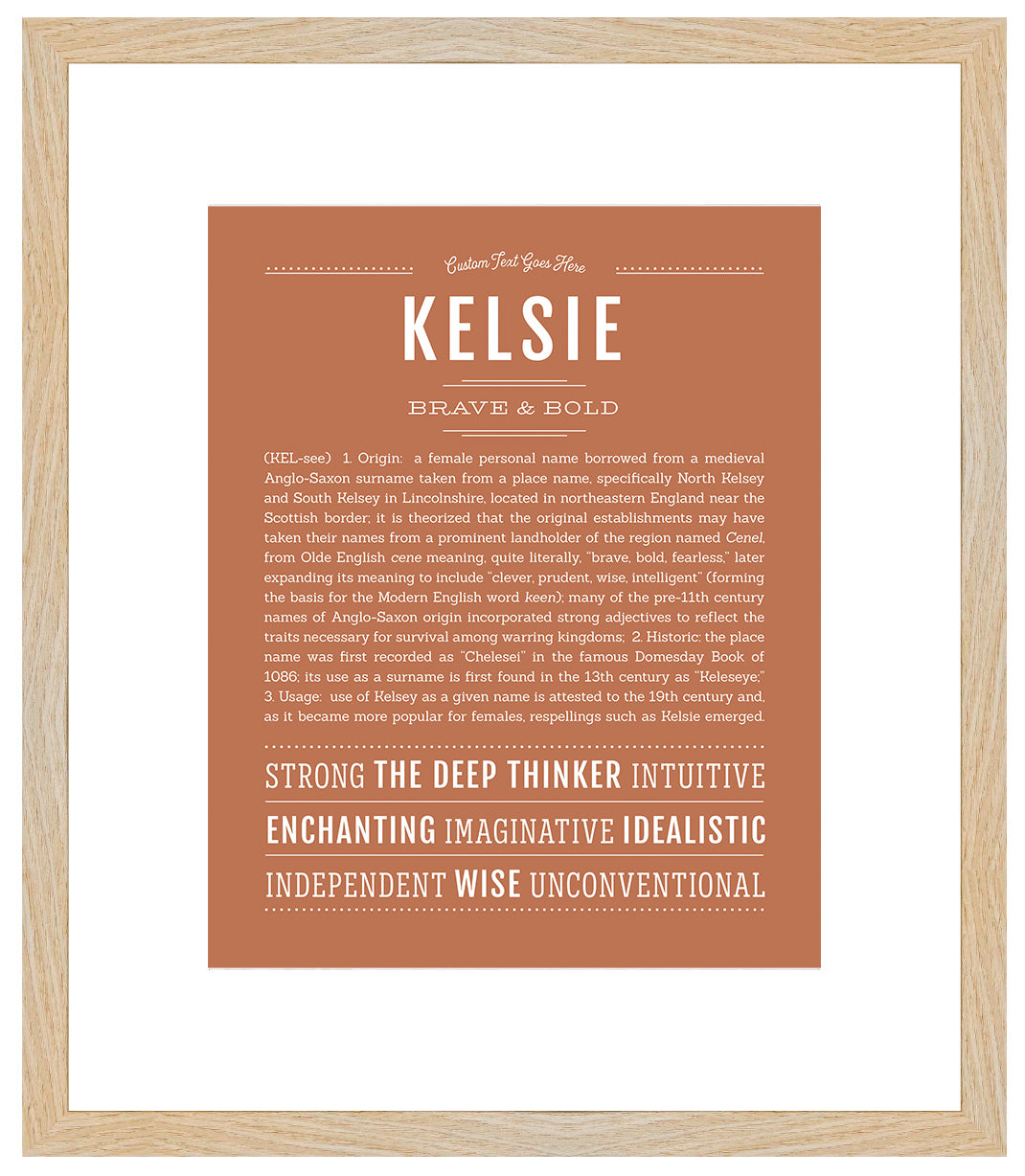 Kelsie | Name Art Print