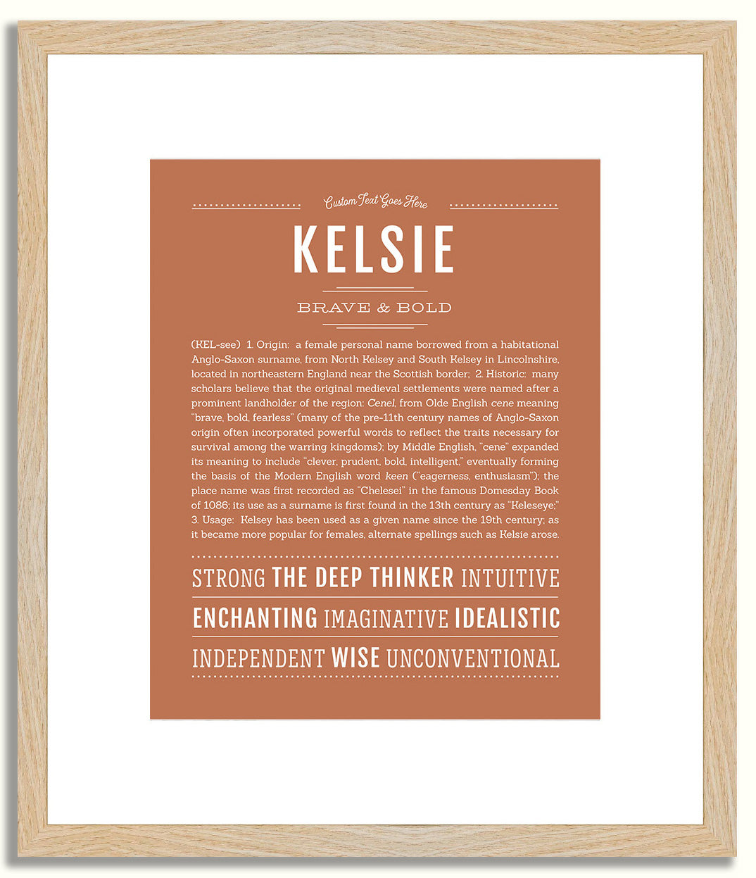 Kelsie | Name Art Print