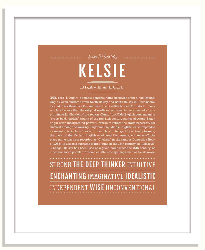 Frame Options | Terra Cotta | Black Frame, Matted