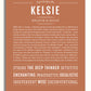 Frame Options | Terra Cotta | White Frame, Matted