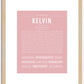 Kelvin | Name Art Print