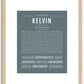 Kelvin | Name Art Print