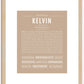 Kelvin | Name Art Print