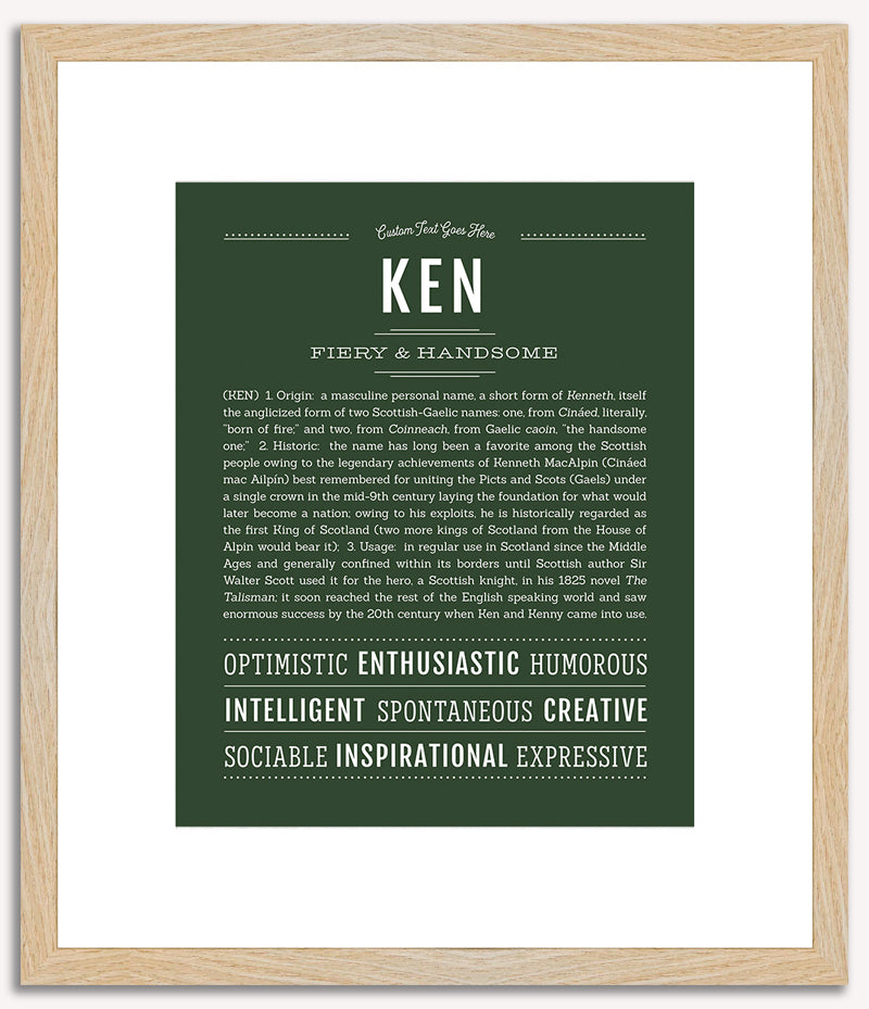 Ken | Name Art Print