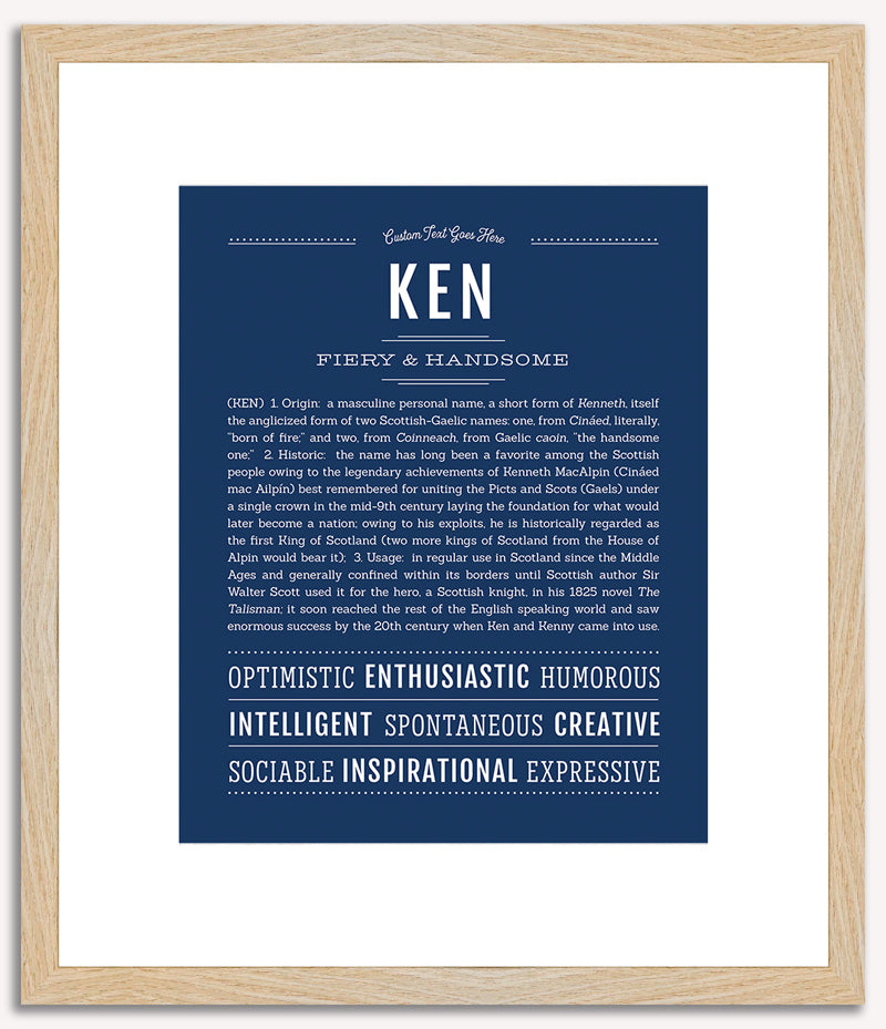 Ken | Name Art Print