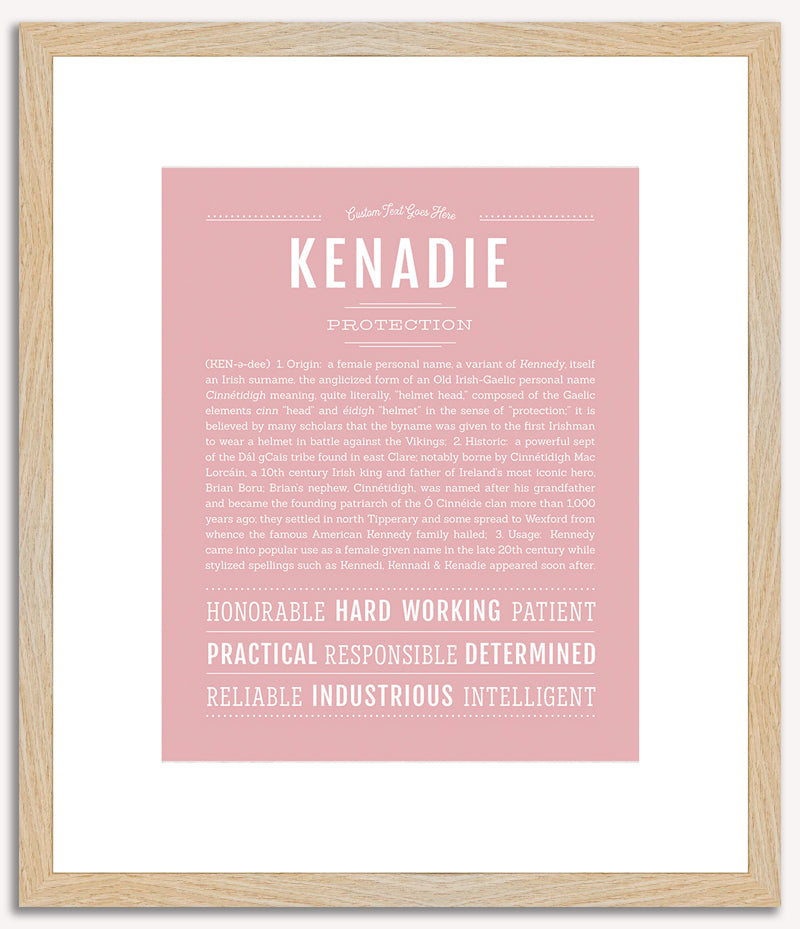 Kenadie | Name Art Print