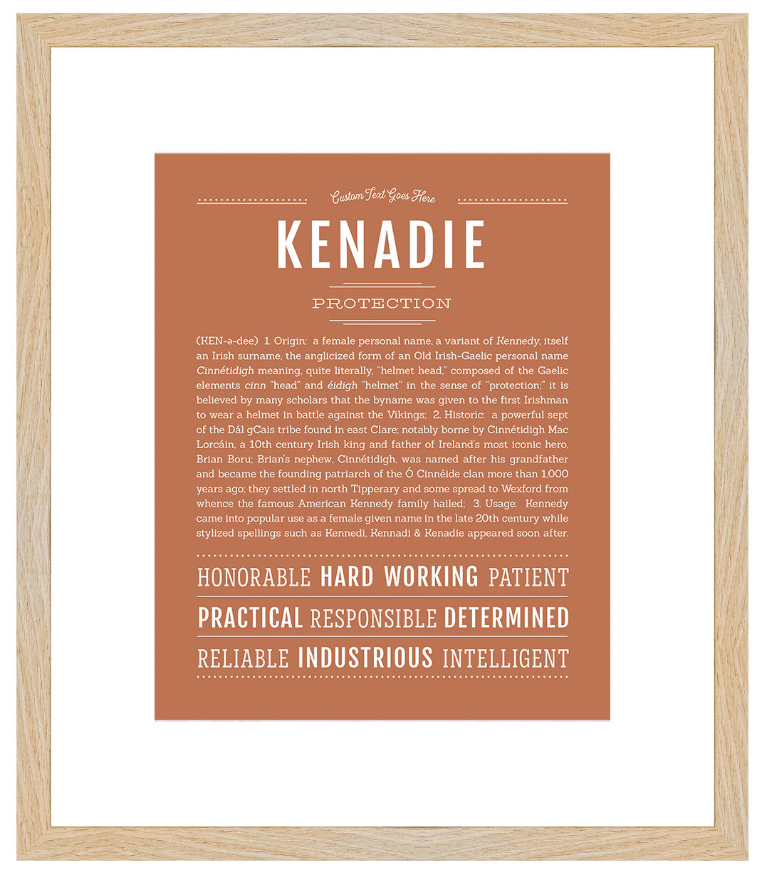 Kenadie | Name Art Print