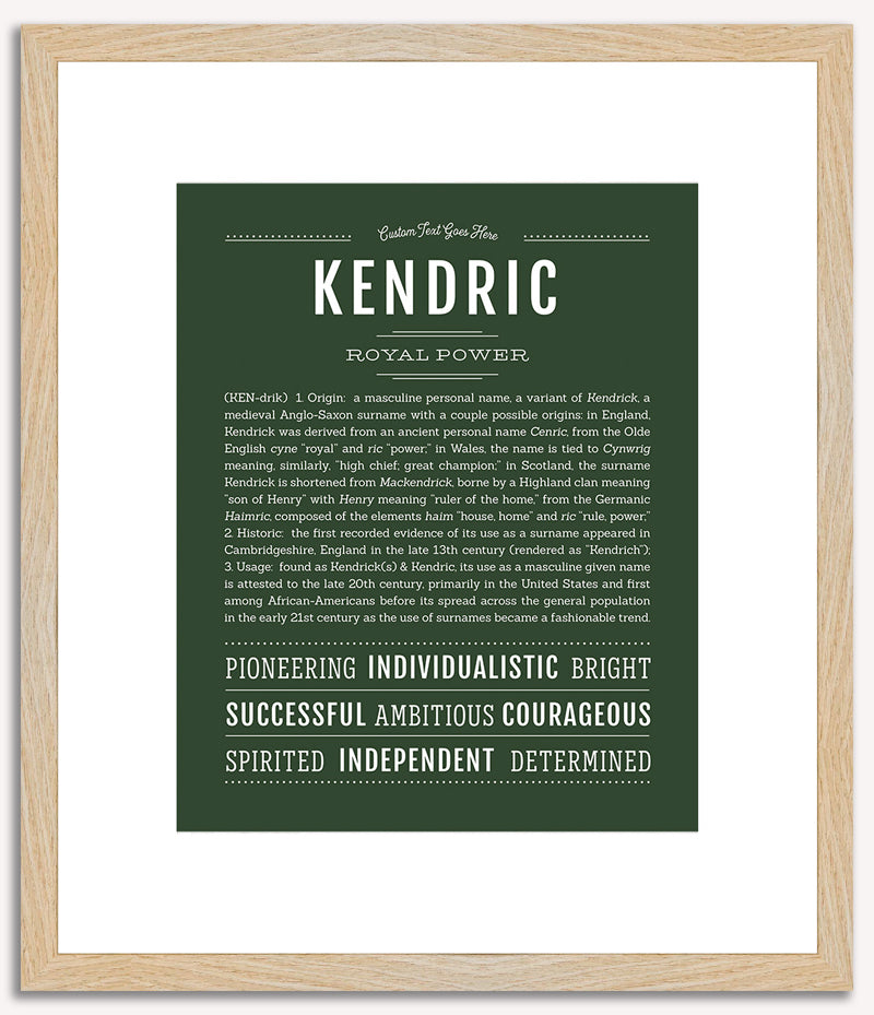 Kendric | Name Art Print