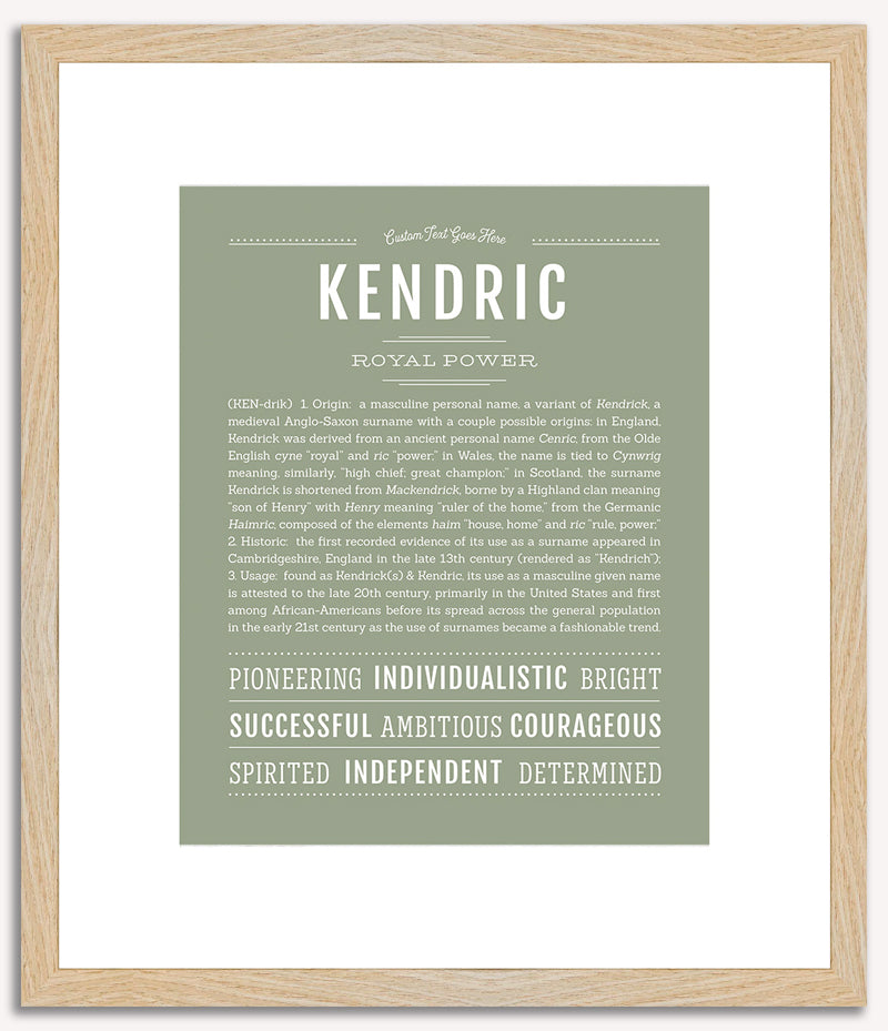 Kendric | Name Art Print