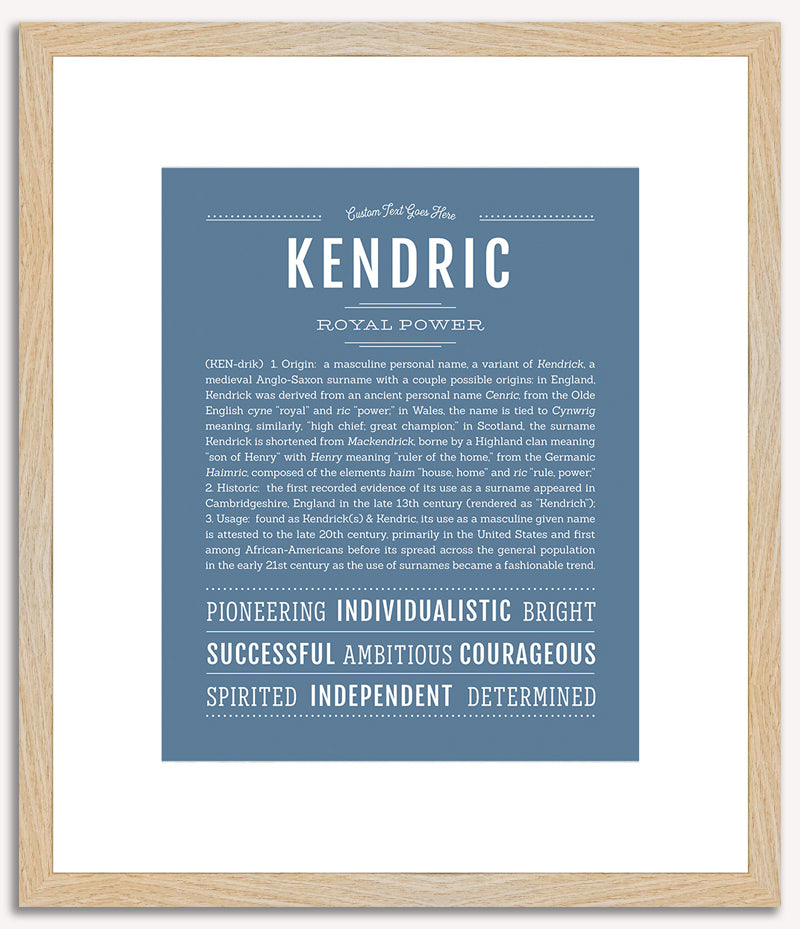 Kendric | Name Art Print