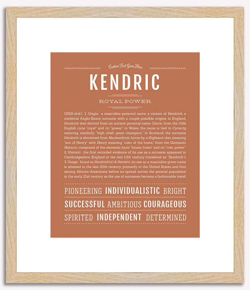 Kendric | Name Art Print