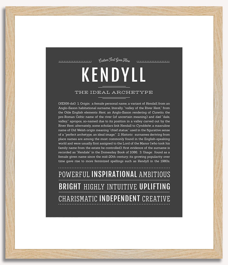 Kendyll | Name Art Print