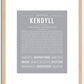 Kendyll | Name Art Print