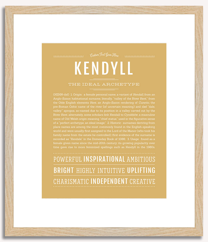 Kendyll | Name Art Print