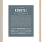 Kendyll | Name Art Print