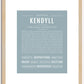 Kendyll | Name Art Print