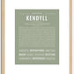 Kendyll | Name Art Print