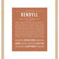 Kendyll | Name Art Print