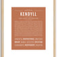 Kendyll | Name Art Print