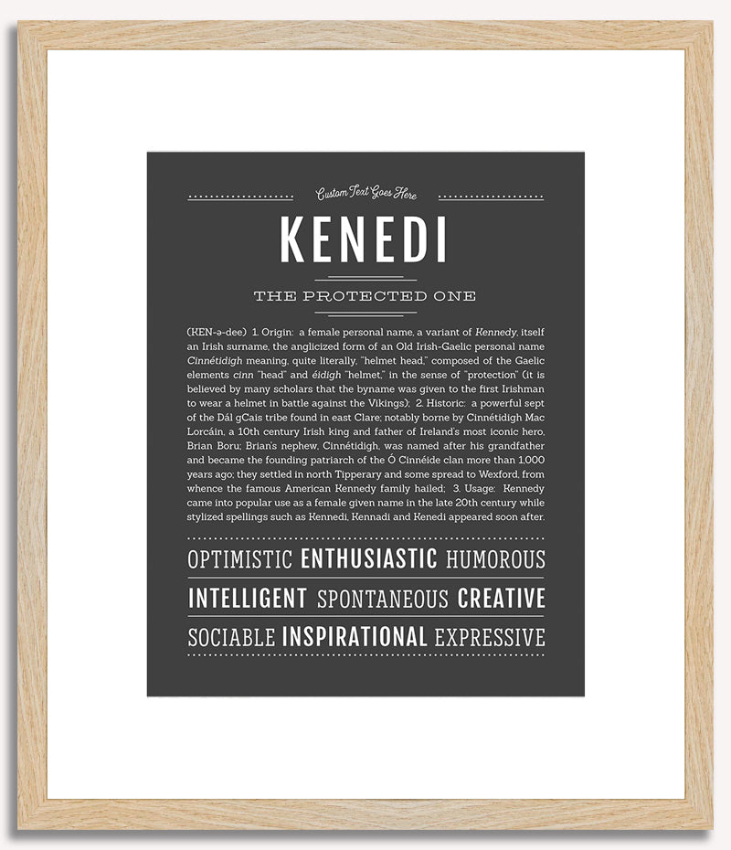 Kenedi | Name Art Print