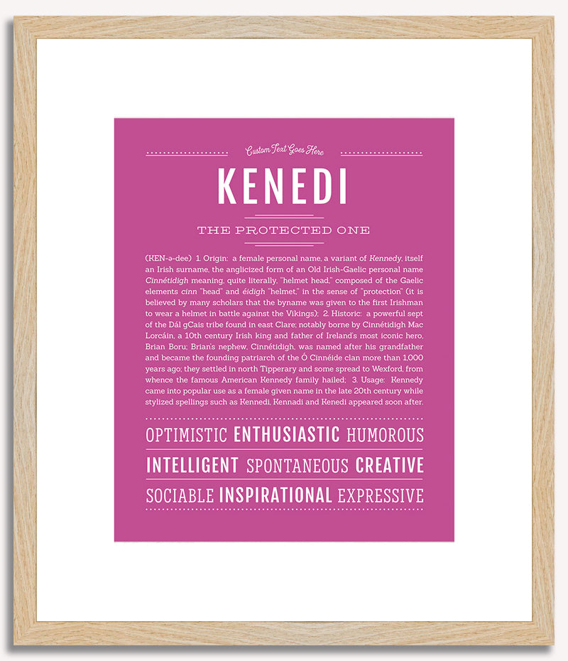 Kenedi | Name Art Print