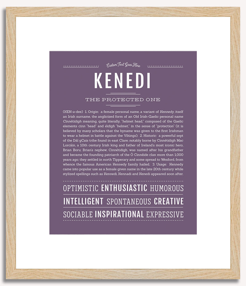 Kenedi | Name Art Print