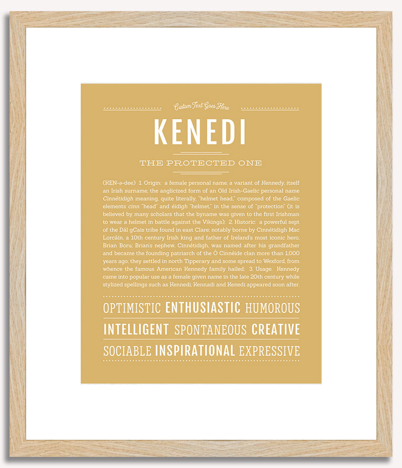 Kenedi | Name Art Print