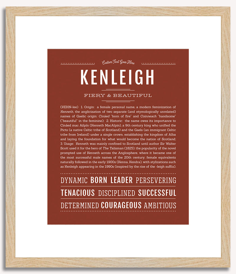 Kenleigh | Name Art Print