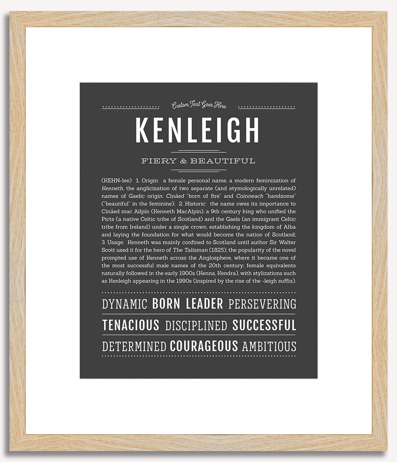 Kenleigh | Name Art Print