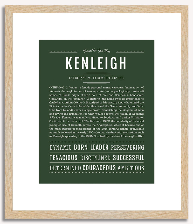 Kenleigh | Name Art Print