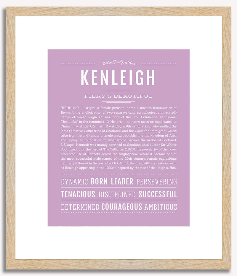 Kenleigh | Name Art Print