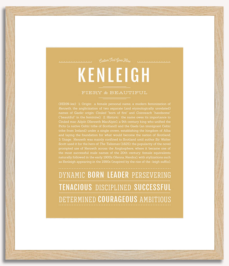 Kenleigh | Name Art Print