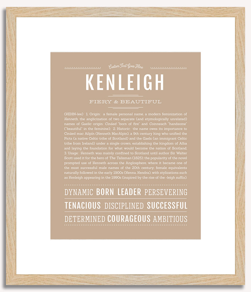 Kenleigh | Name Art Print