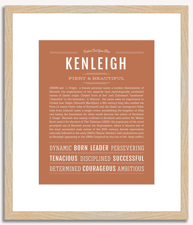 Kenleigh | Name Art Print