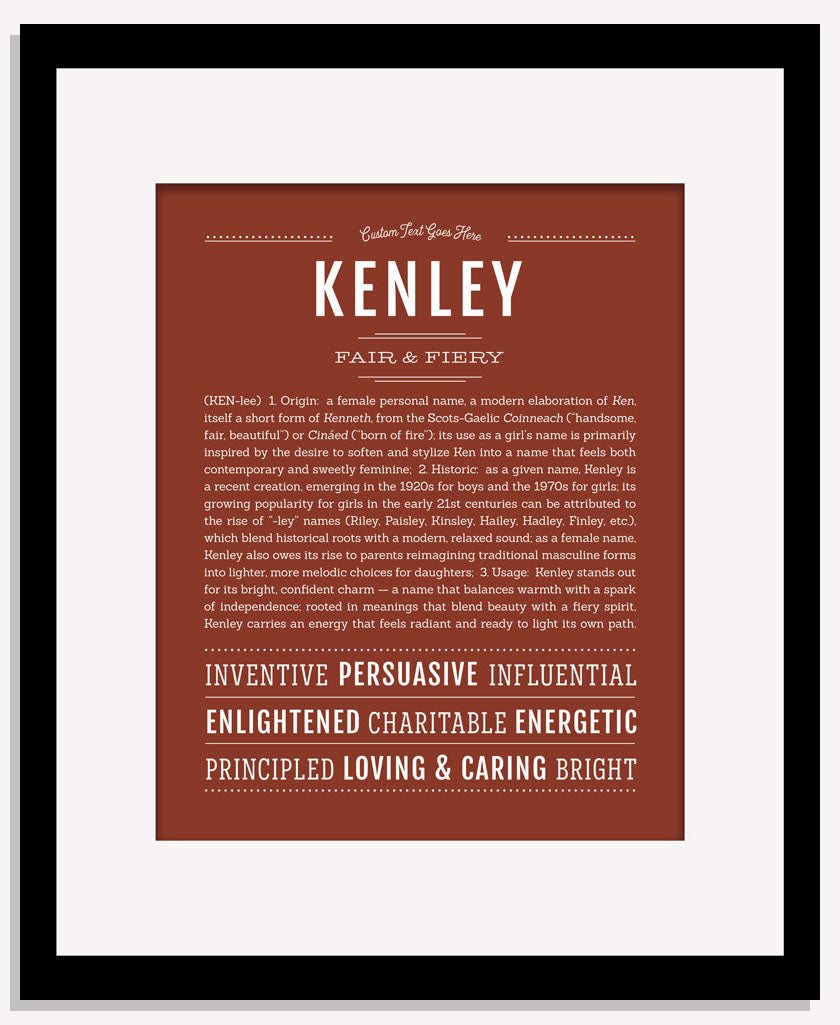 Kenley | Name Art Print